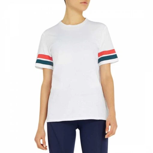 White Stripe Tee