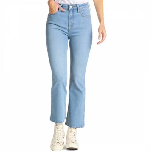 Blue High Rise Stretch Jean