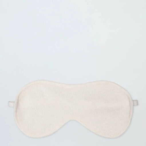 Cream Cashmere Eye Mask
