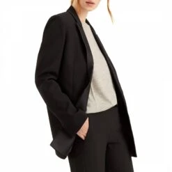 Black Contrast Blazer