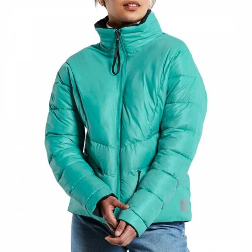 DIDRIKSONS Green Anni Waterproof Jacket