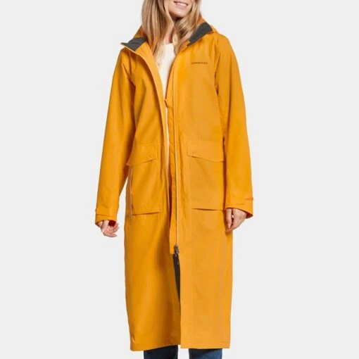 DIDRIKSONS Yellow Longline Waterproof Parka