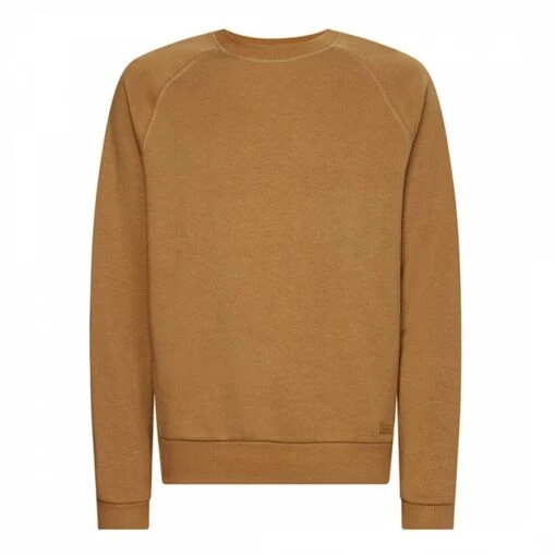 Calvin Klein Camel Cotton Blend Jumper