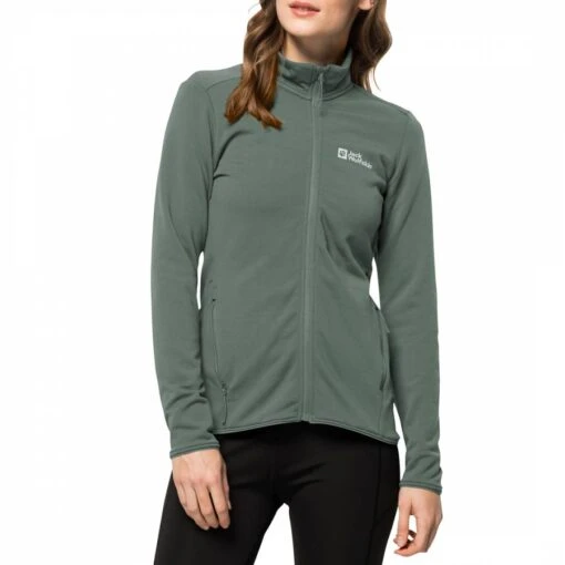 Jack Wolfskin Khaki Pack & Go Fleece Jacket
