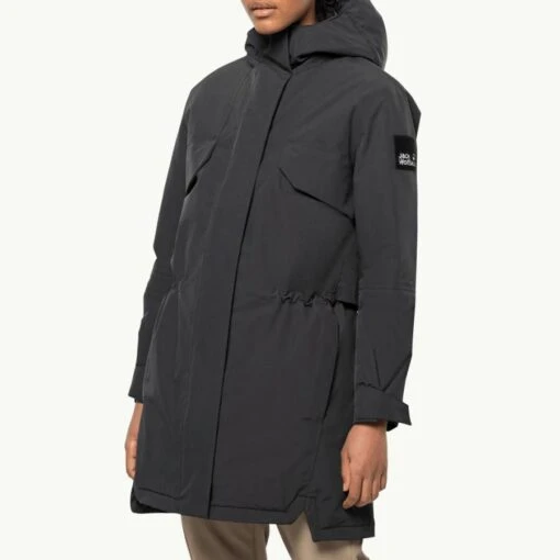 Jack Wolfskin Grey Alex Waterproof Insulated Parka