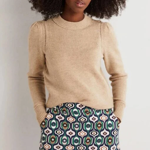 Boden Nude Lofty Cashmere Jumper