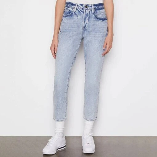 Light Blue Washed Le Original Straight Jean