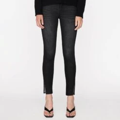 Black Le High Skinny Stretch Jean